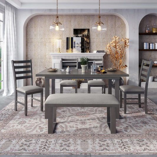 6-pieces-family-furniture-solid-wood-dining-room-set-with-rectangular-table-4-chairs-with-bench