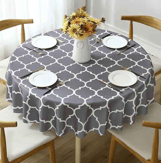 Tablecloth For Round Tables Waterproof/Stain Resistant Table Protector
