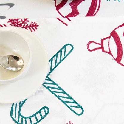 Christmas Printed Tablecloth For Dining Room Decoration -- Muwago