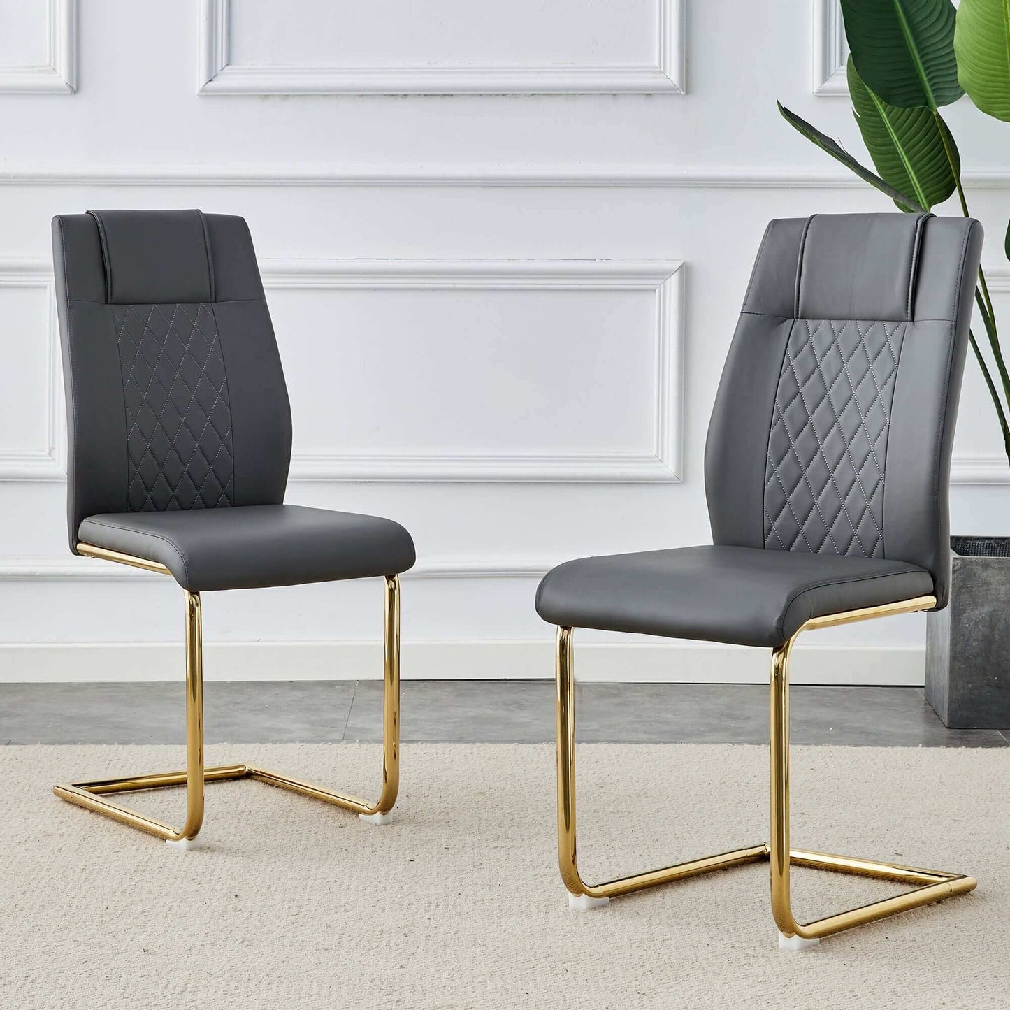 Modern dining chairs, restaurant / office chairs; Set of 4 pieces