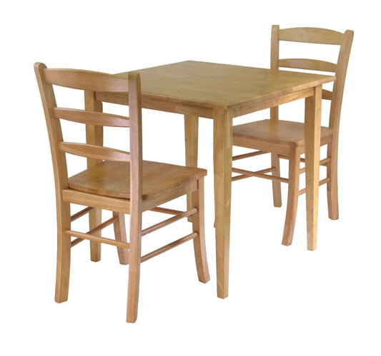 Groveland 3pc Dining Set; Square Table with 2 Chairs