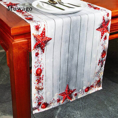 Christmas Stars Table Runner -- Muwago (1pc)