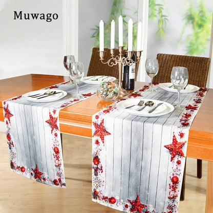 Christmas Stars Table Runner -- Muwago (1pc)